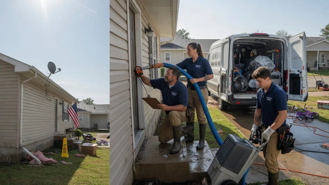 Ceiling Water Damage Restoration in Eddy, TX near me